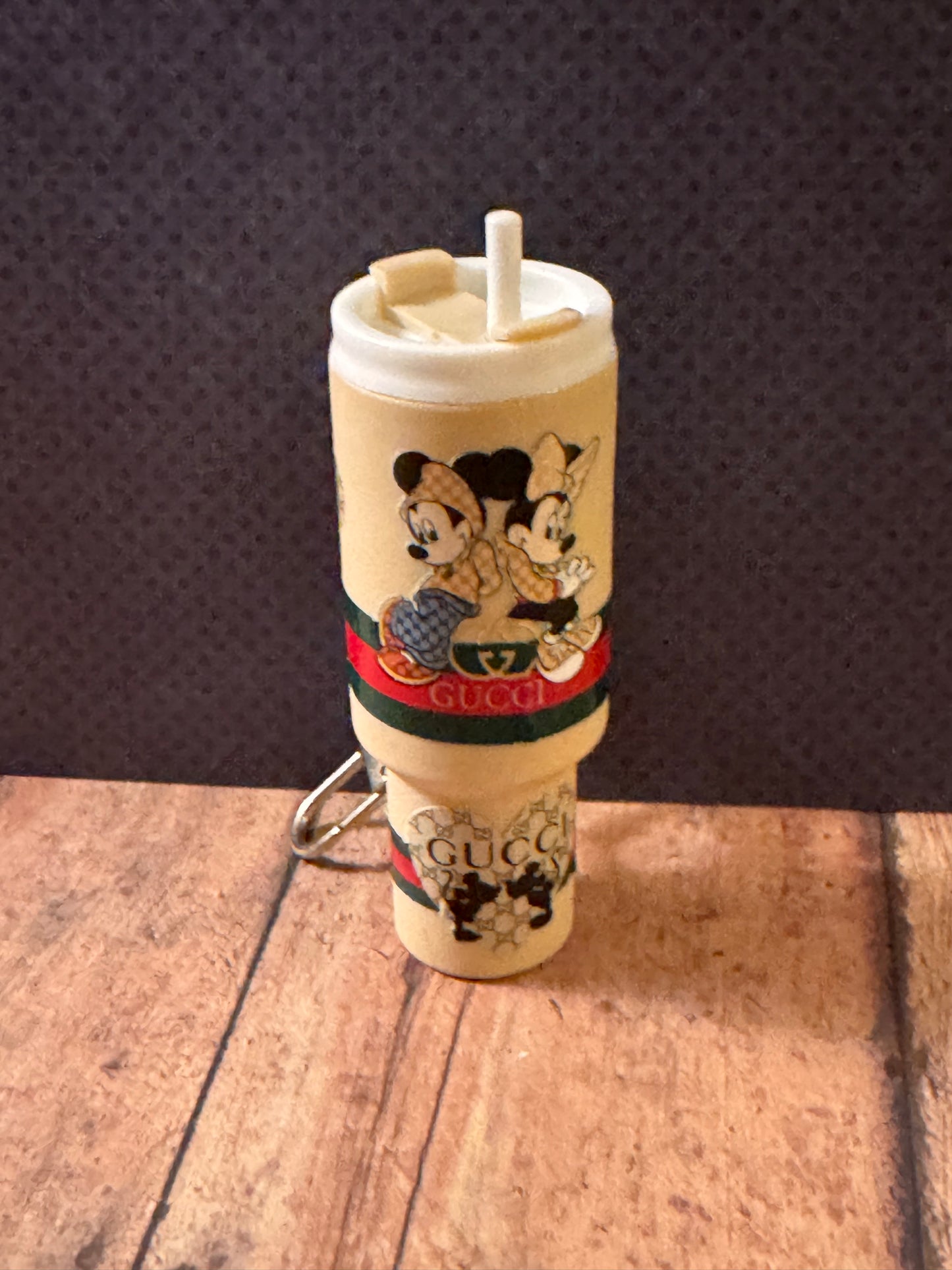 Micky & Minnie Gucci Tumbler Keychain
