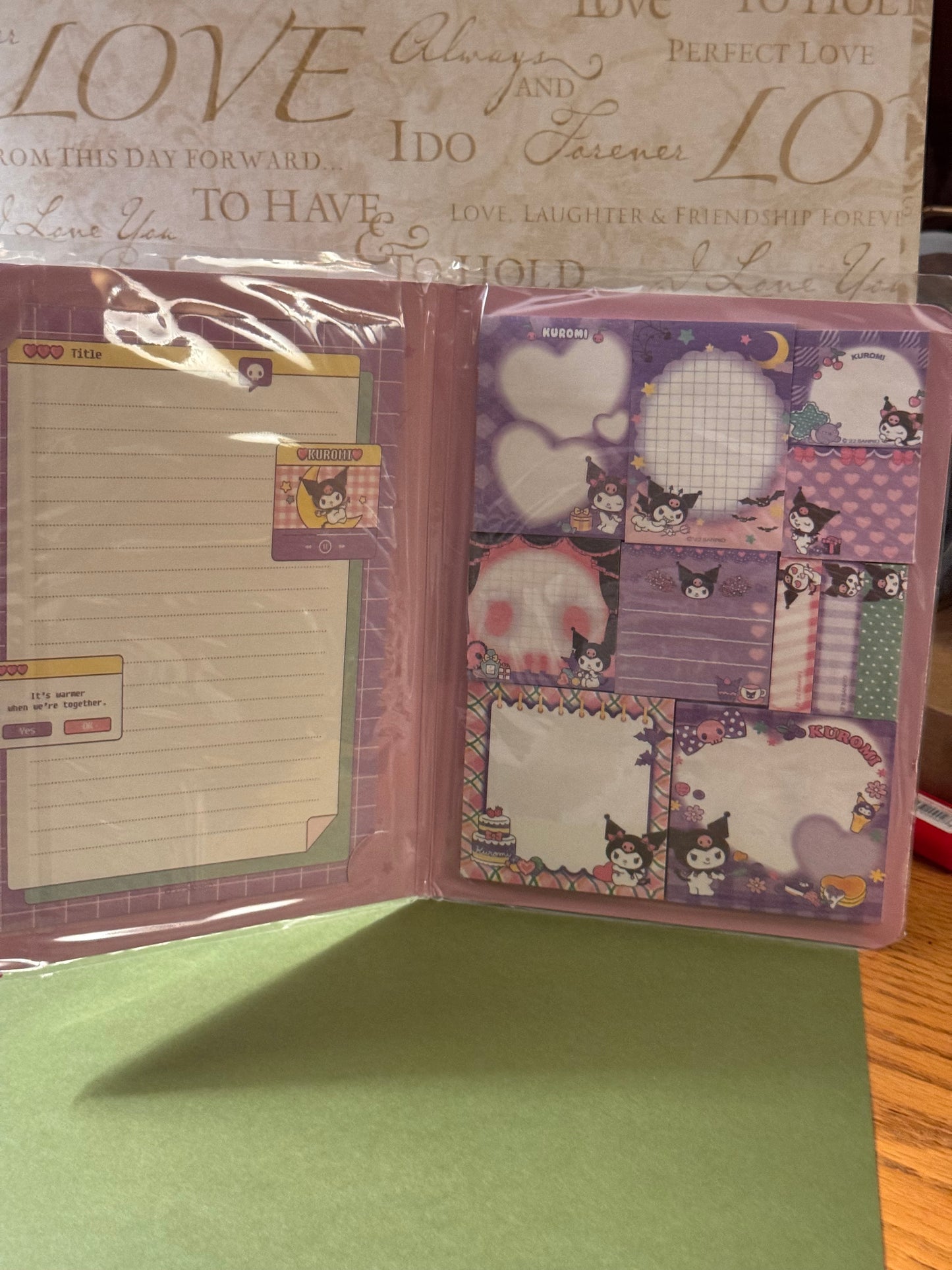 Kuromi Memo Book