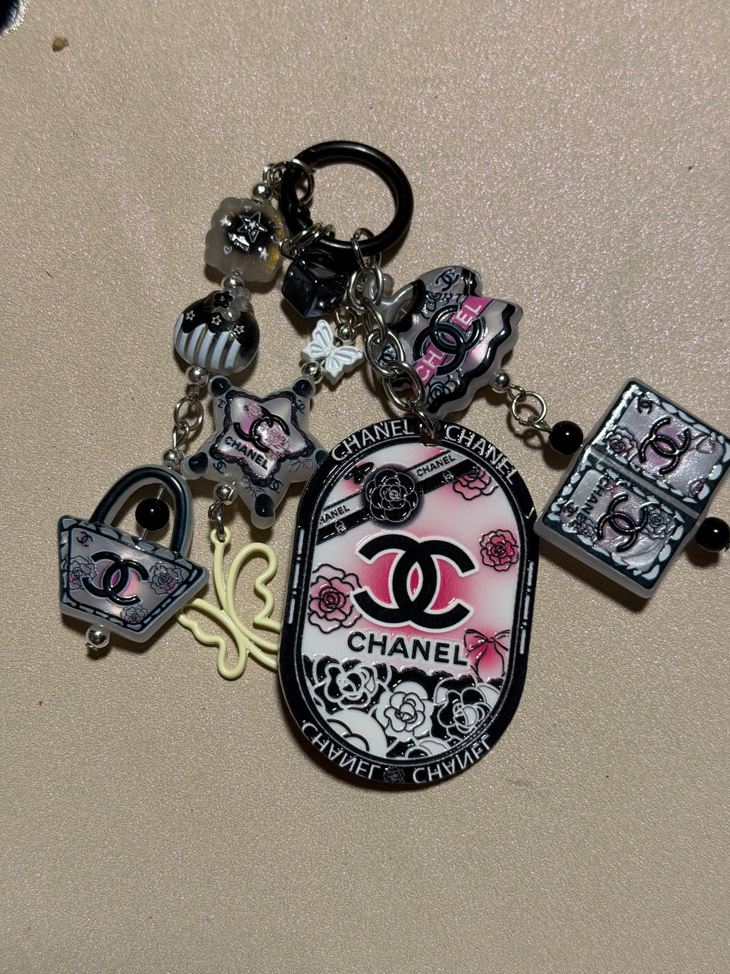 Two Tone Bag Charm