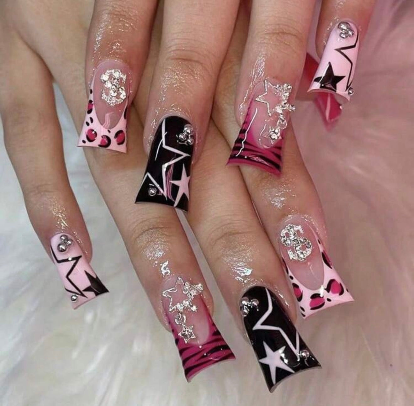 Super Stars Duck Press On Nails