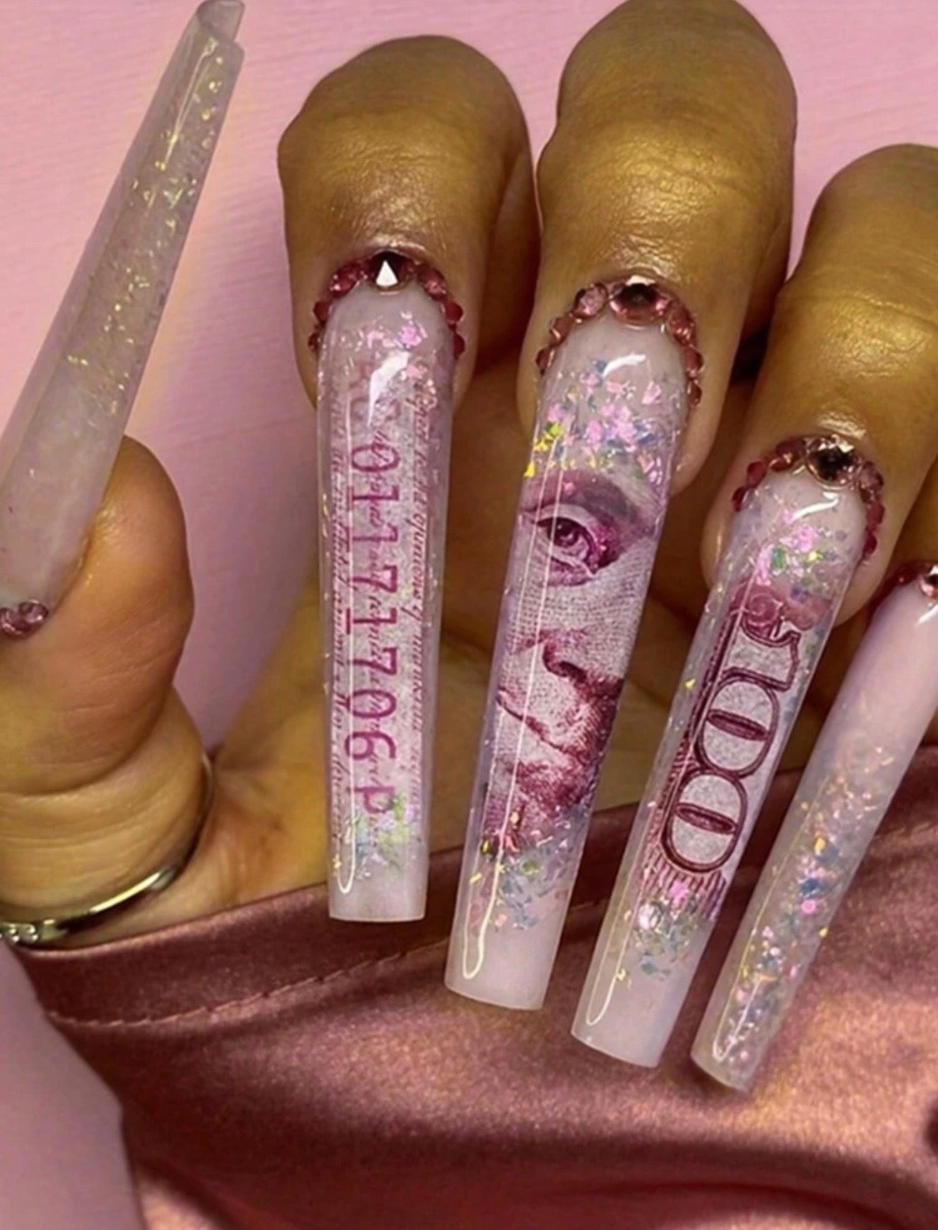 The Big Benjamin Press On Nails