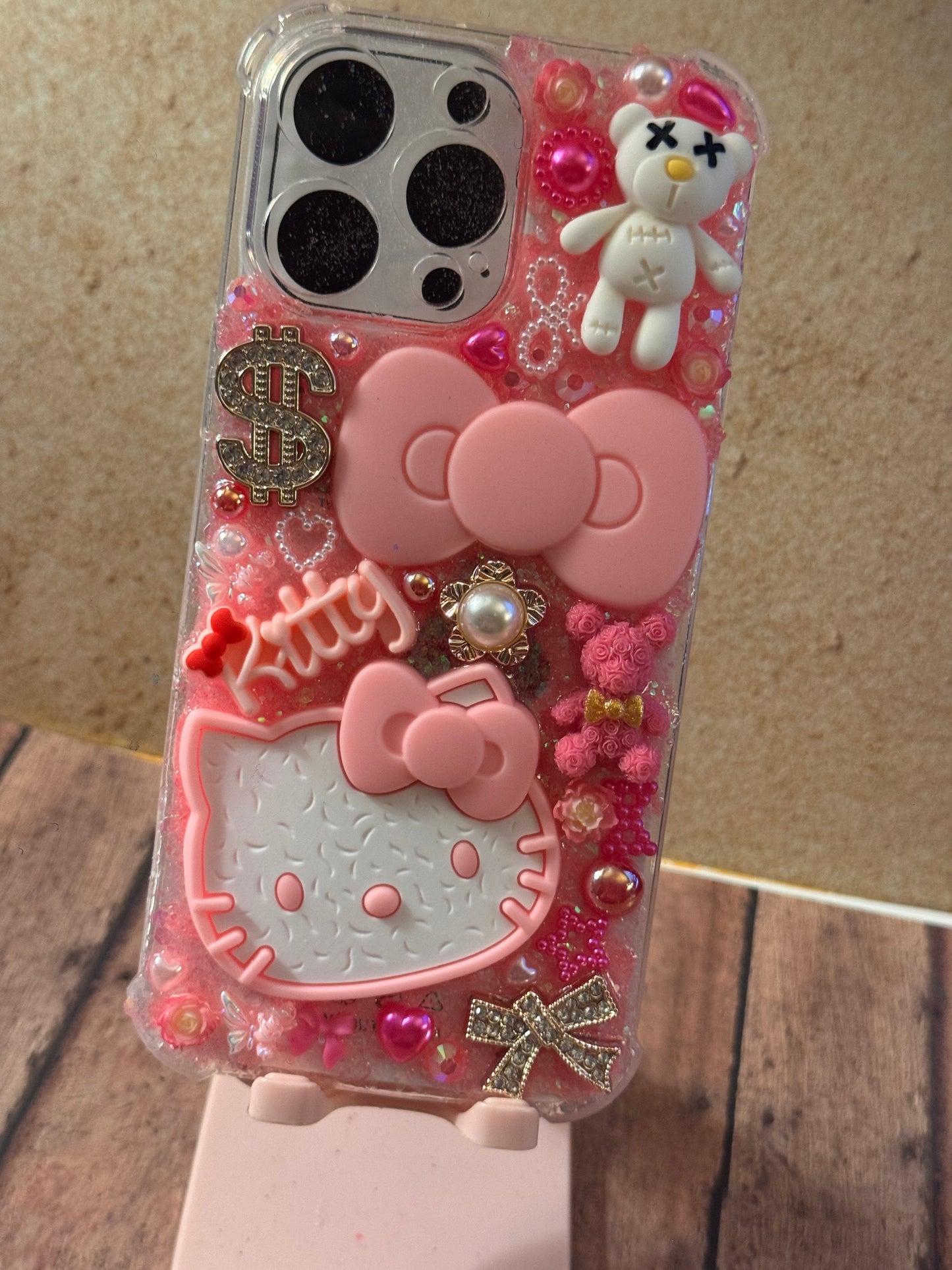 Hello Kitty, iPhone Case 16 Pro Max, Pink