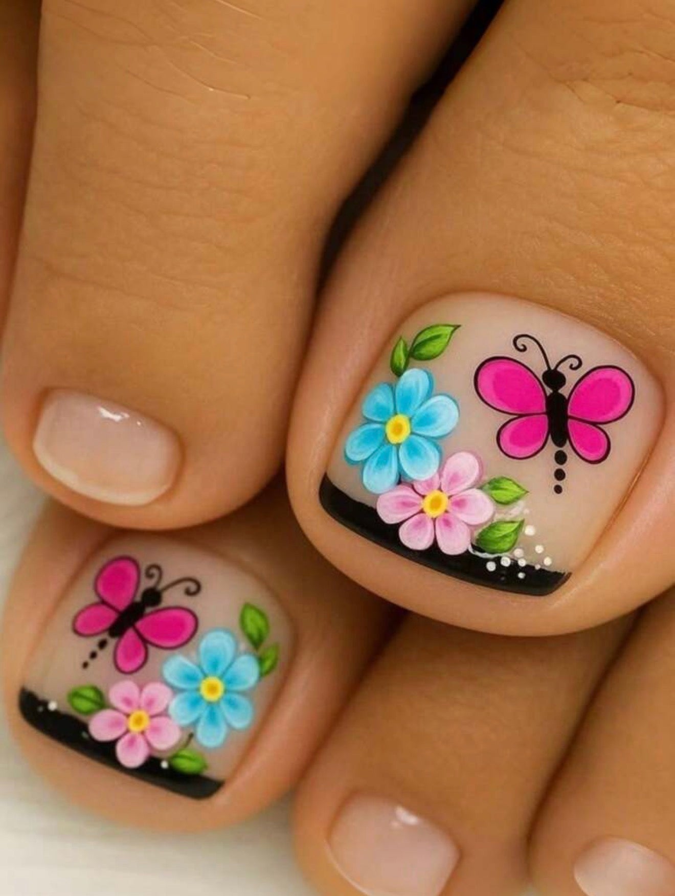 Butterfly Fields Press On Nails
