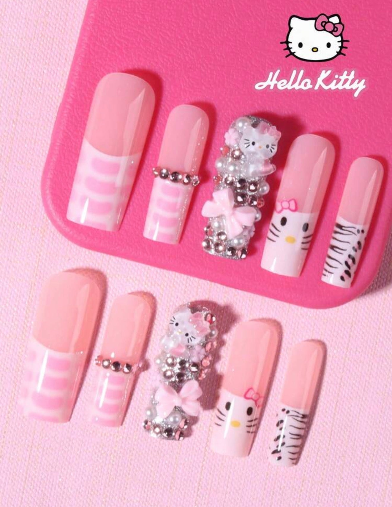 Hello Kitty Press On Nails