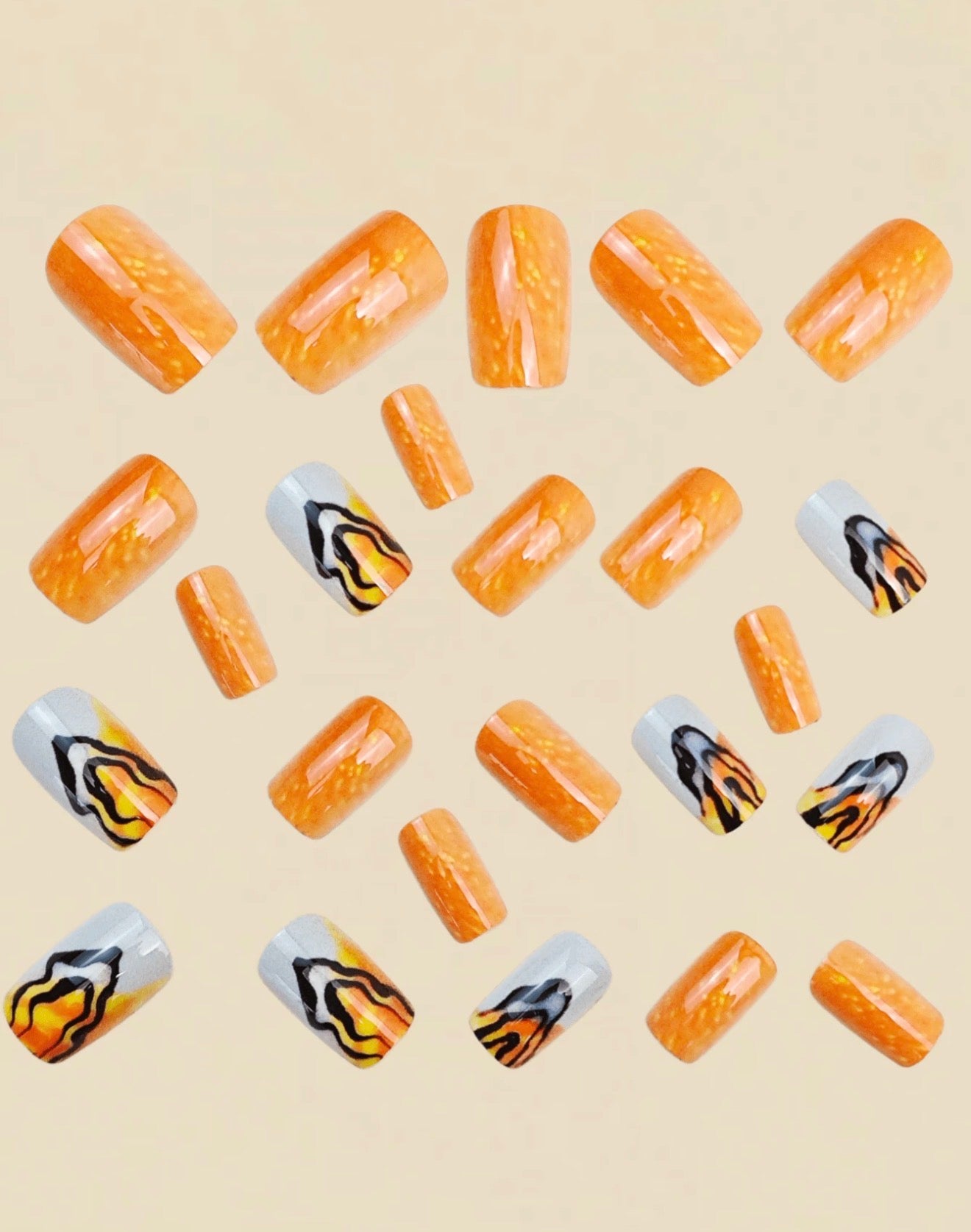 Tigre Madness Press On Nails