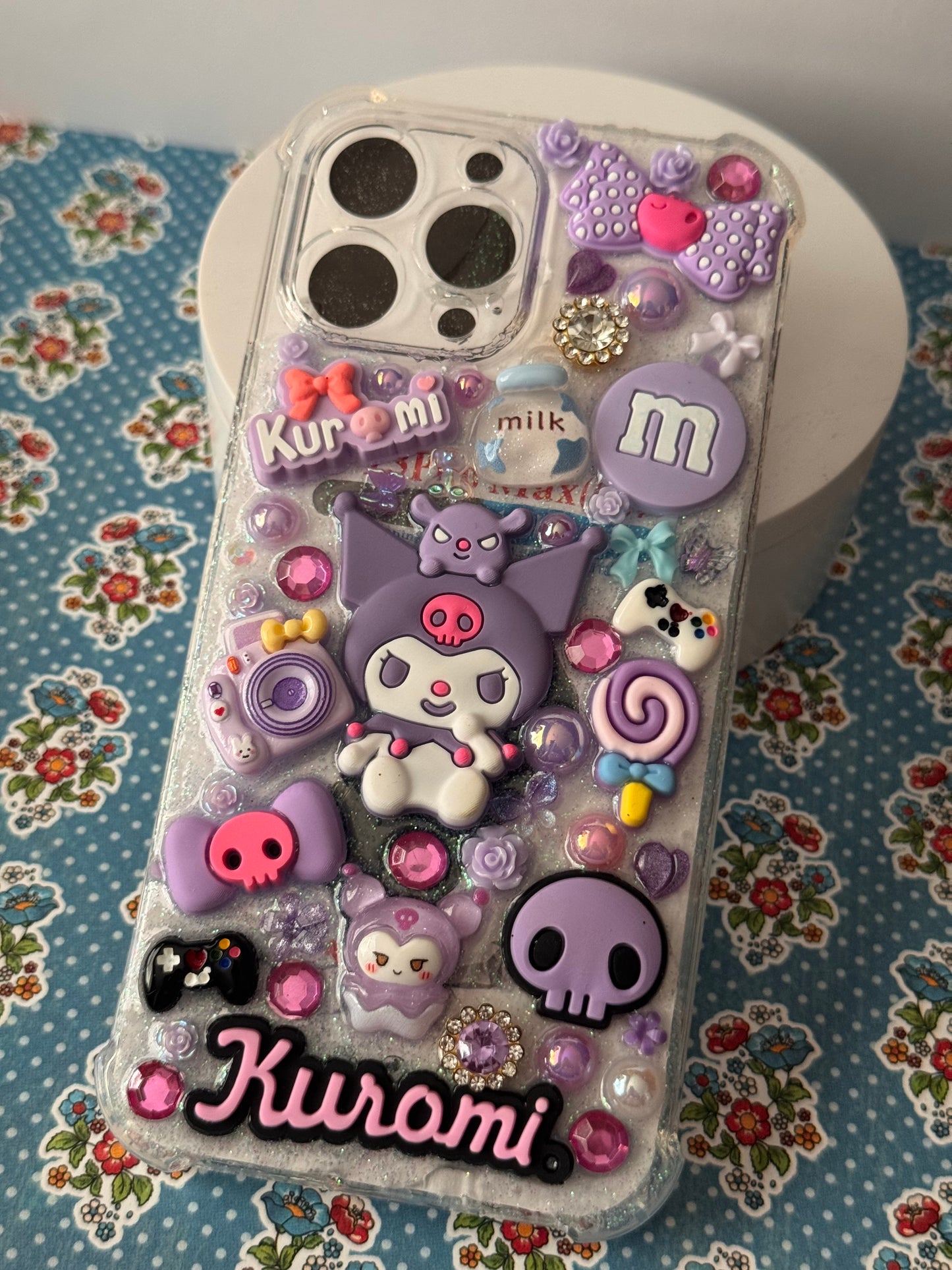 Purple Kuromi Junk Phone Case