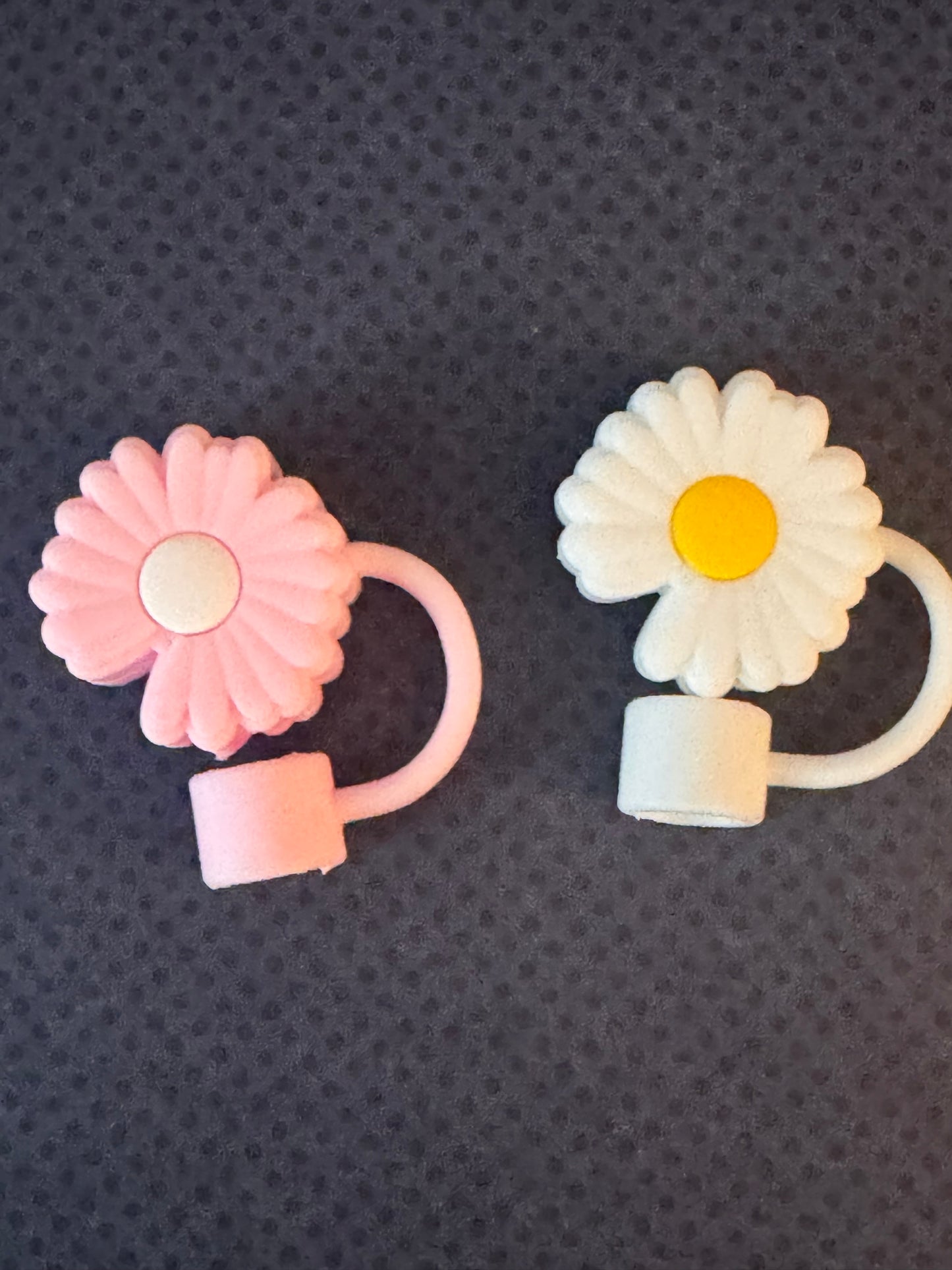 Flowers Straw Toppers