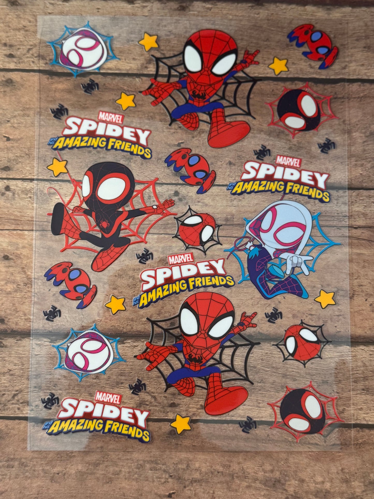 Spiderman Book Wrap, UvDtf, A5