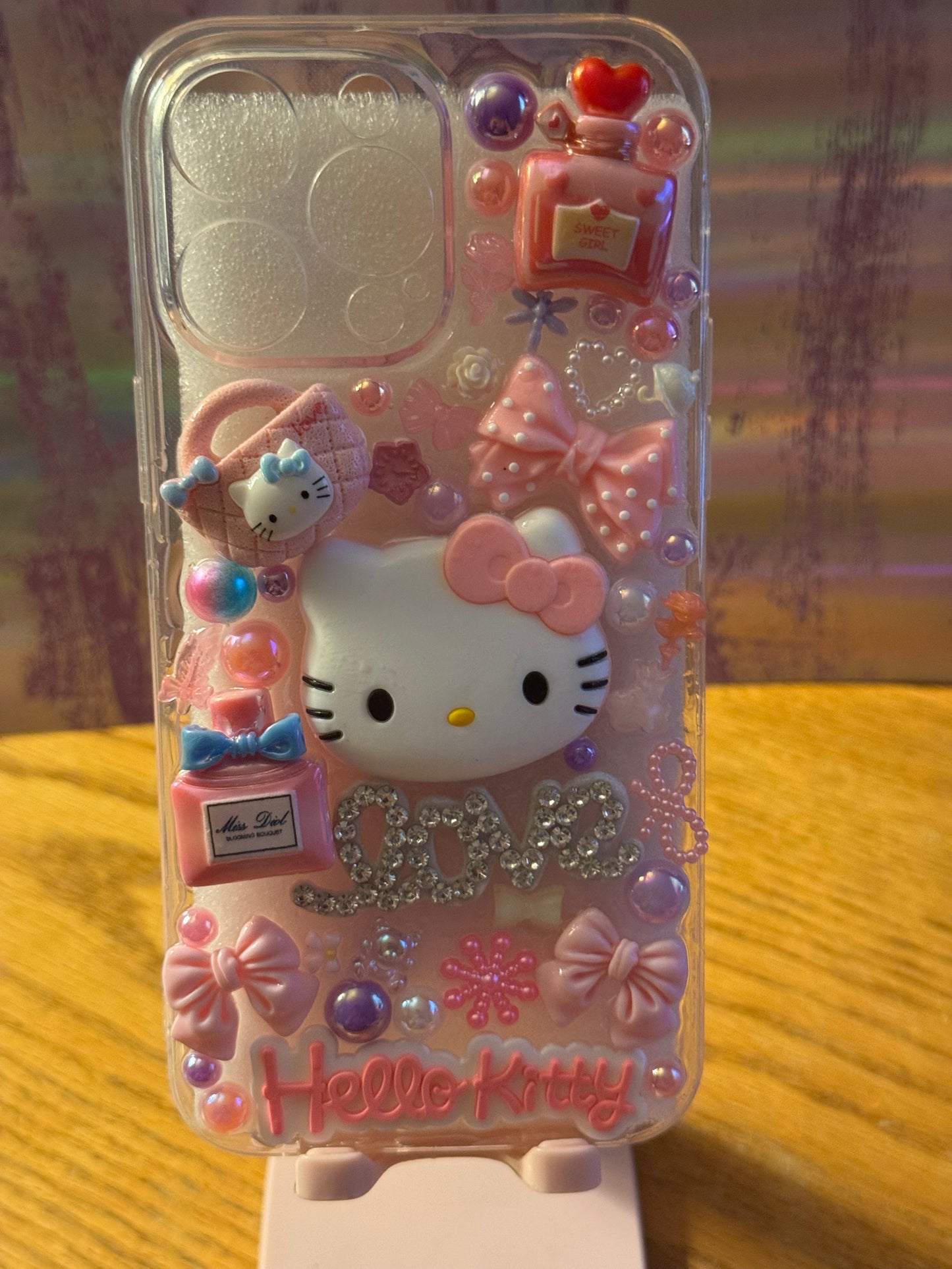 Pink, Hello Kitty, iPhone 15 Pro Maxx, junk phone case