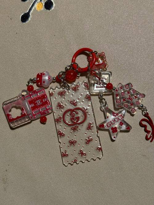 Red Gucci Bag Charm