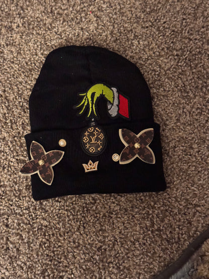 LV Beanie, Grinch, One Size