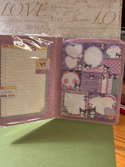 Kuromi Memo Book