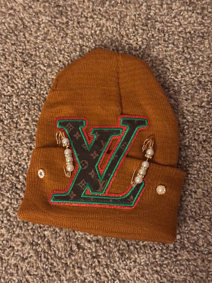 LV Beanie, Grinch, One Size