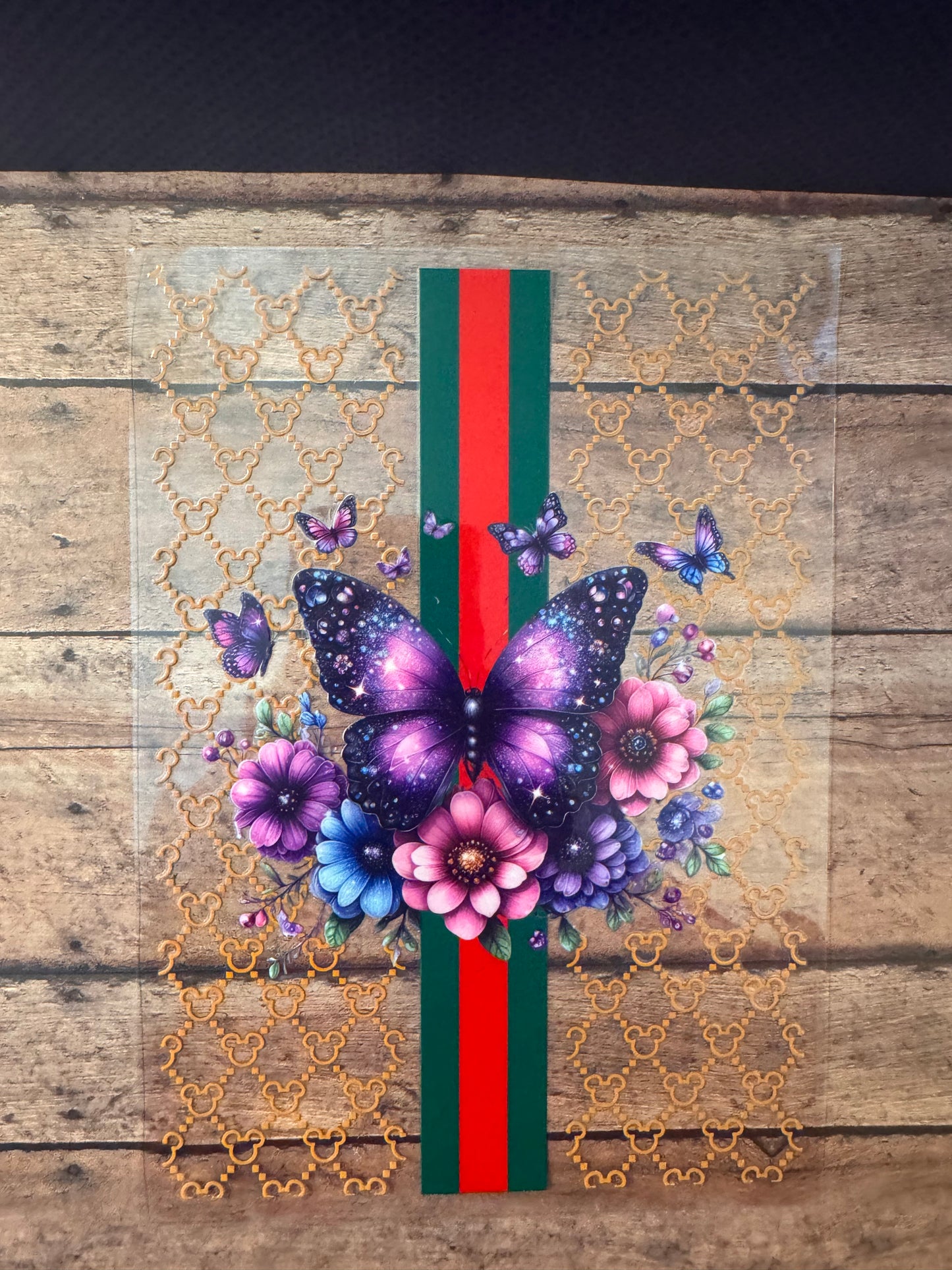 Gucci Butterfly Book Wrap, UvDtf, A5