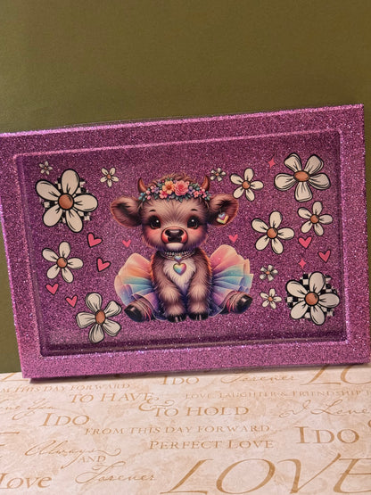 Mia Highland Cow Tray