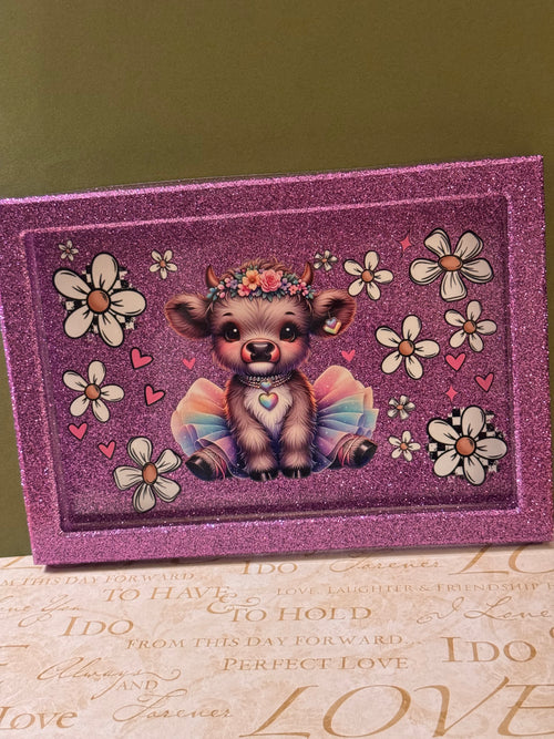Mia Highland Cow Tray
