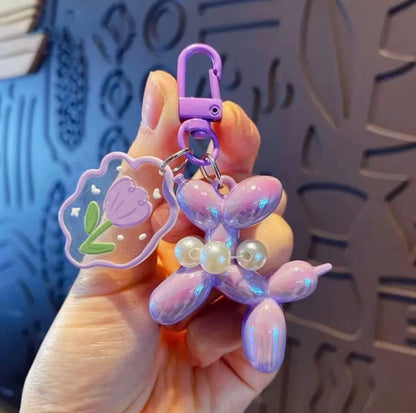 Bubble Dog Keychain