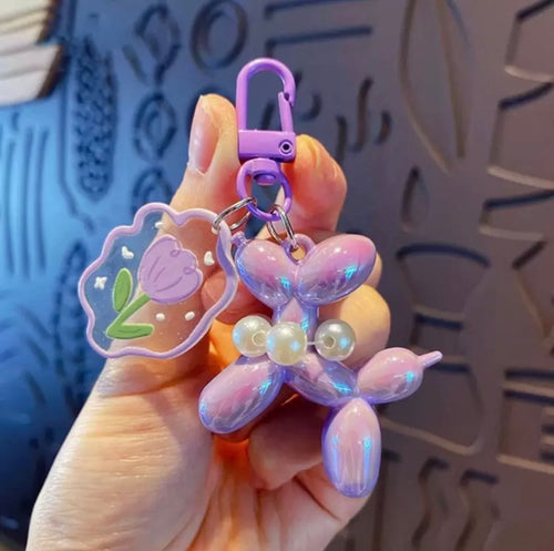 Bubble Dog Keychain