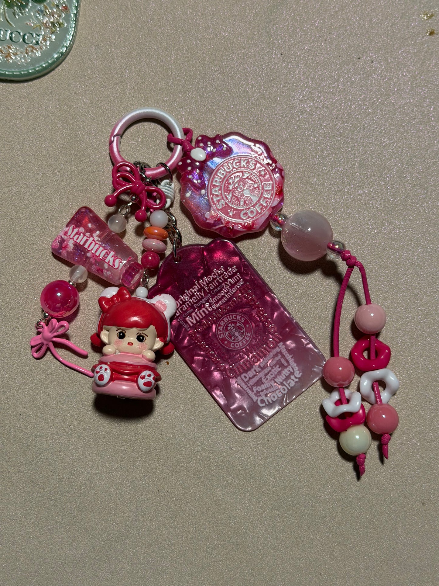 Ms cherry Bag Charm