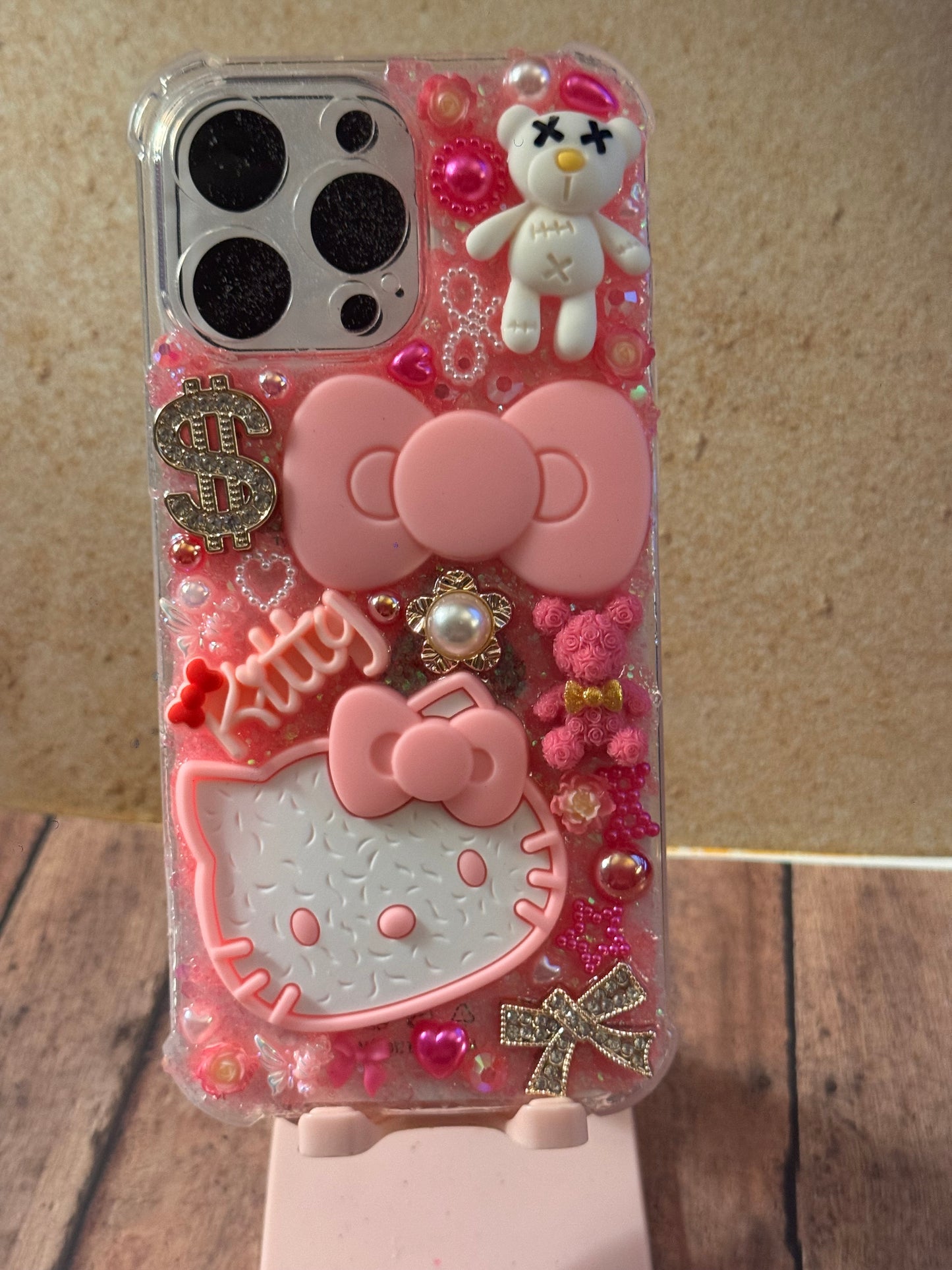 Hello Kitty, iPhone Case 16 Pro Max, Pink