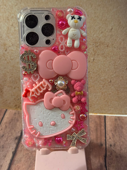 Hello Kitty, iPhone Case 16 Pro Max, Pink