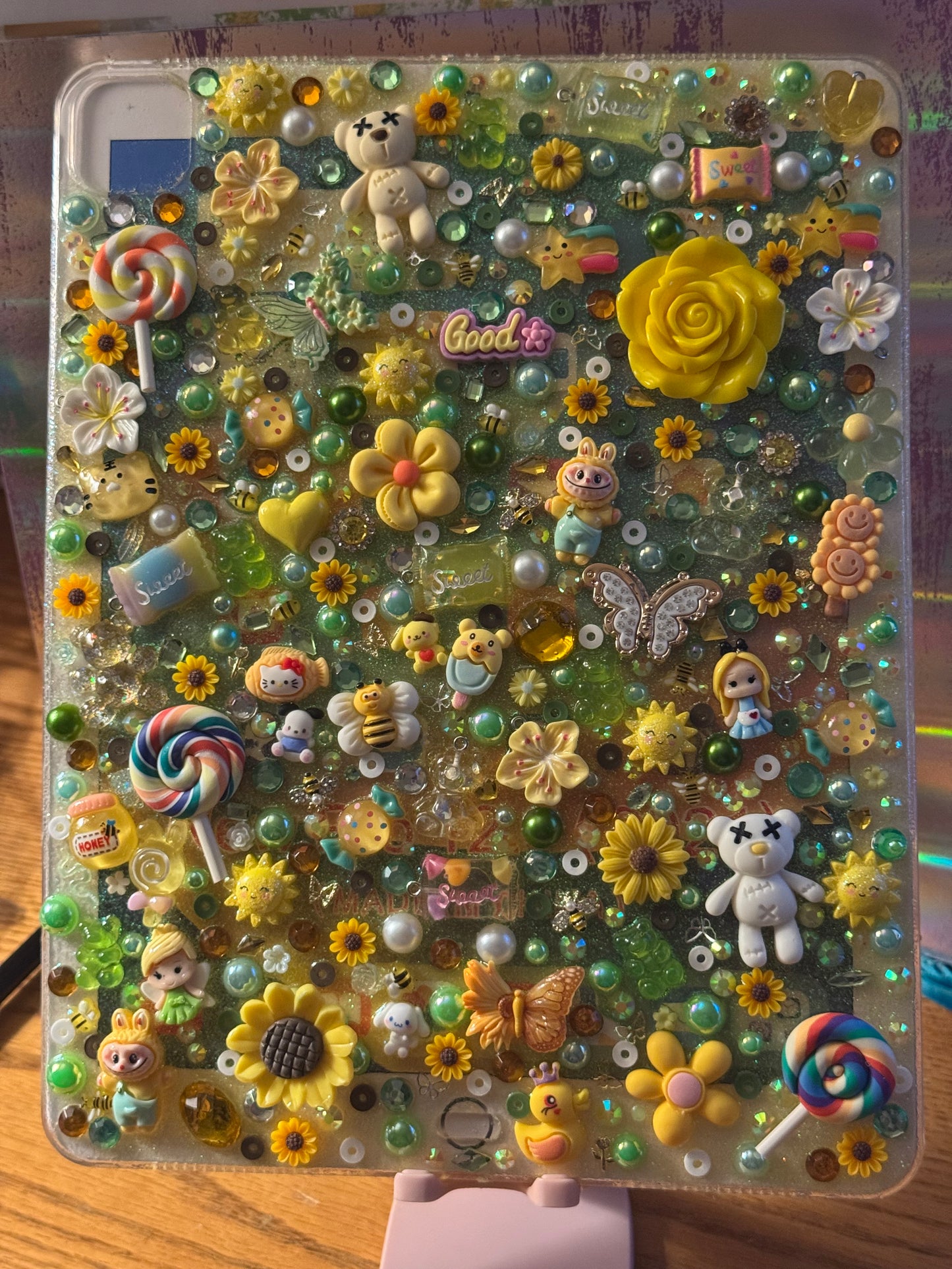 Yellow IPad Junk Case, 12.9 in.