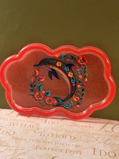 Summer The Dolphin Tray