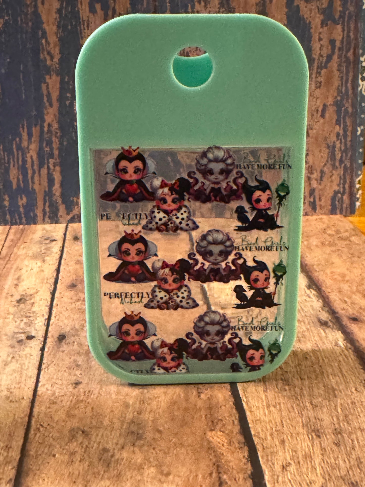 Evil Villians Hand Sanitizer Bottle