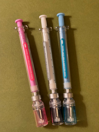 Covid Shot Pens, Set of 3
