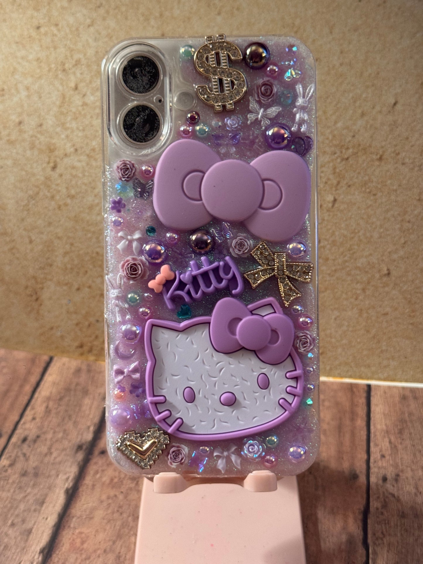 Hello Kitty, IPhone Case 16+, Purple