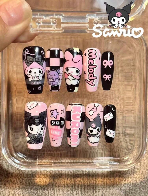 Kuromi Press On Nails