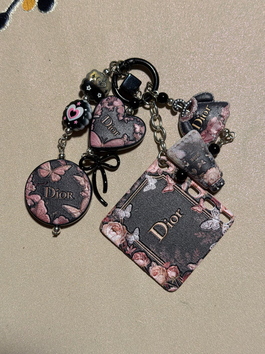 Floral Dior Bag Charm