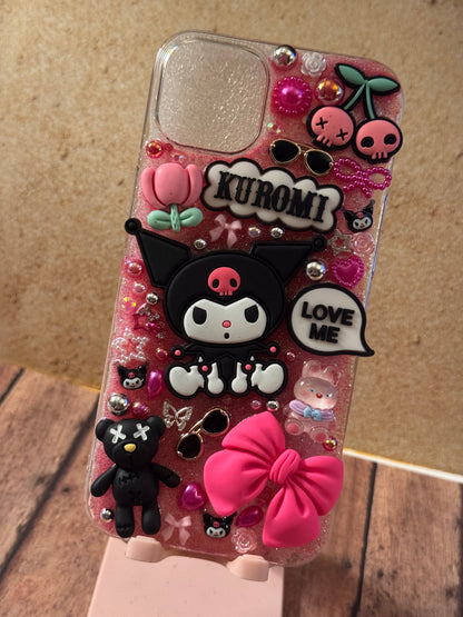 Kuromi, IPhone Case, 15 +
