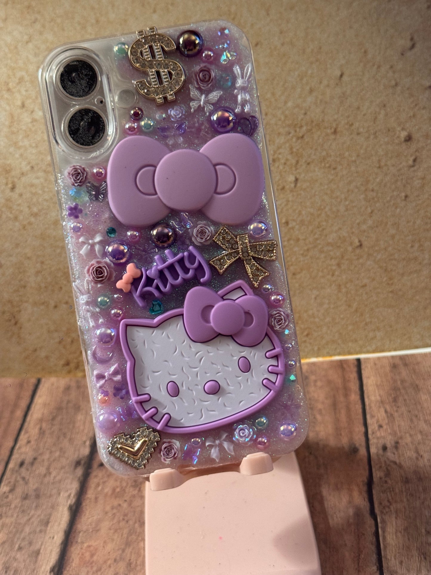 Hello Kitty, IPhone Case 16+, Purple