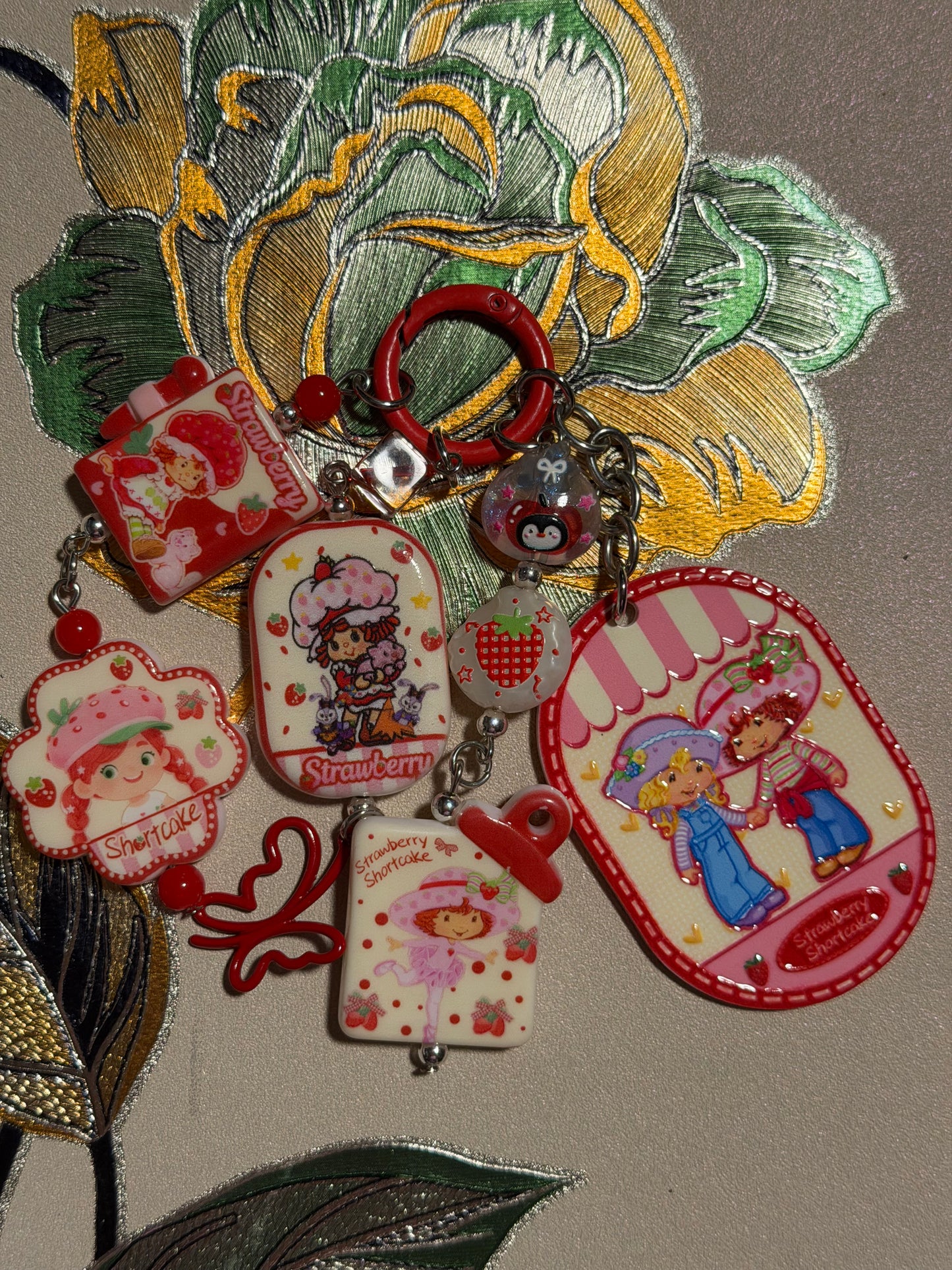 Strawberry Shortcake Bag Charm