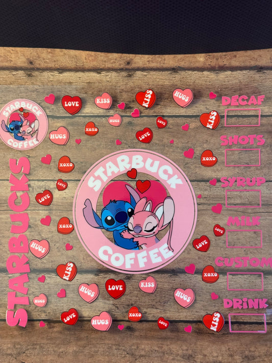 Stitch & Angel Cup Wrap, 20 oz