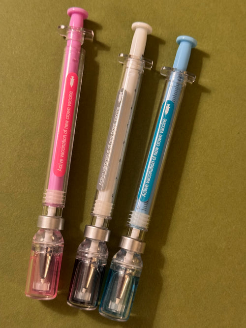 Covid Shot Pens, Set of 3