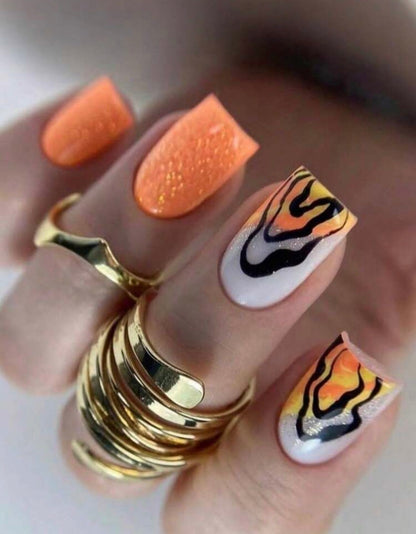 Tigre Madness Press On Nails