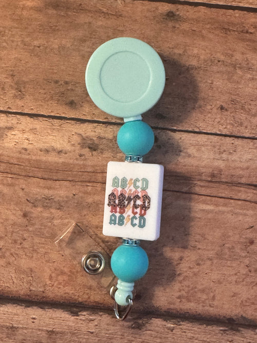AC/DC Badge Reel, Retractable