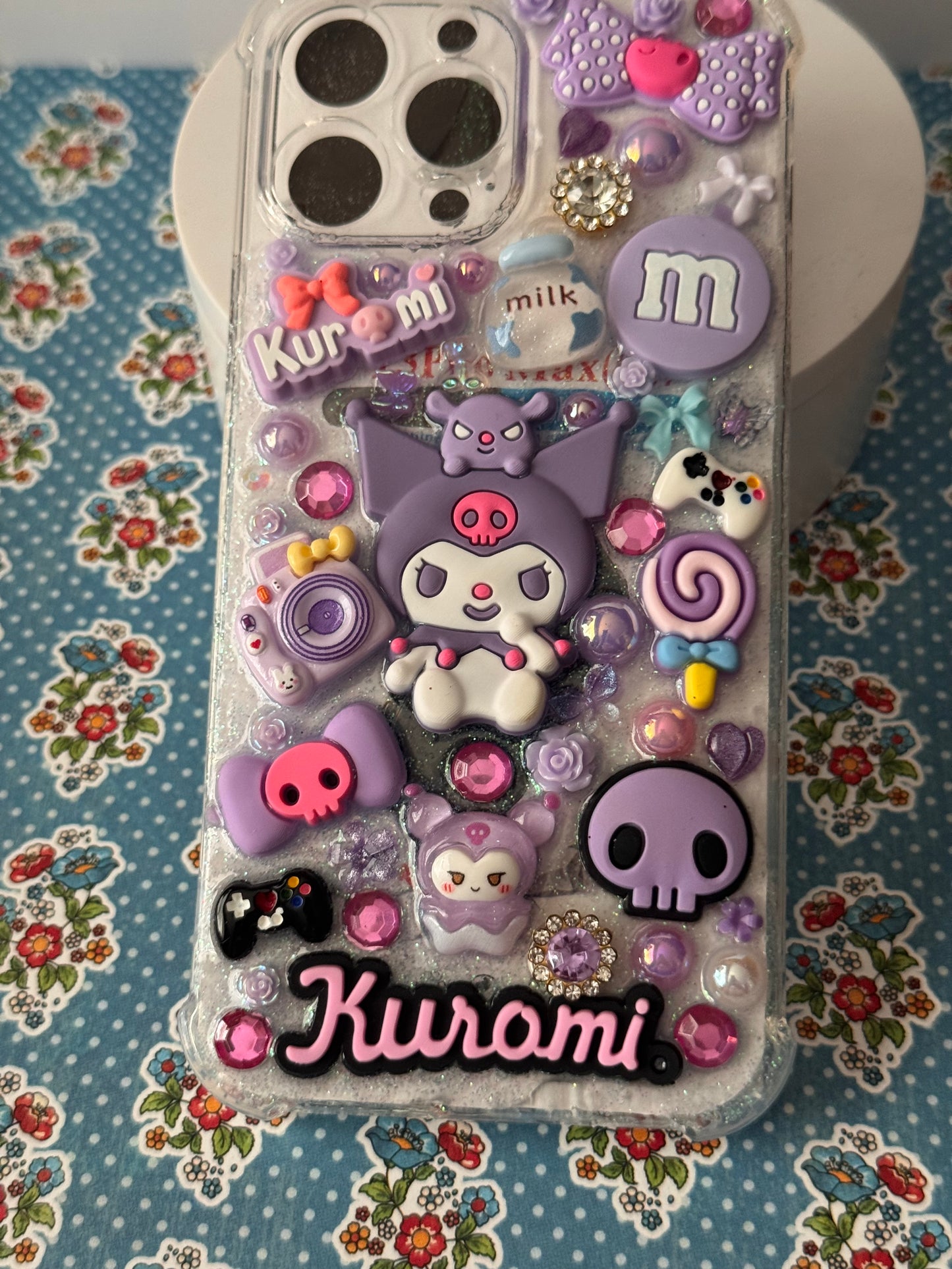 Purple Kuromi Junk Phone Case