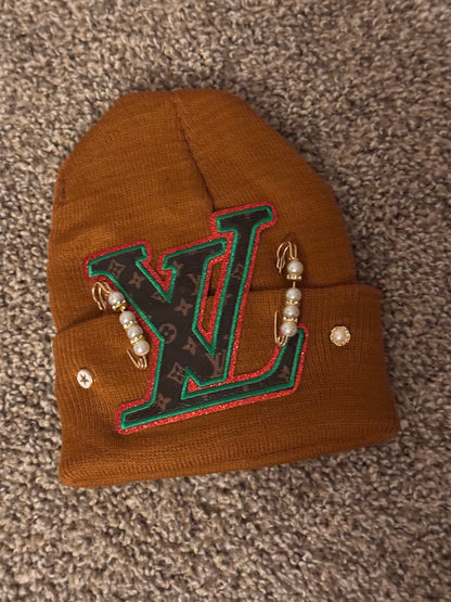 LV Beanie, Grinch, One Size
