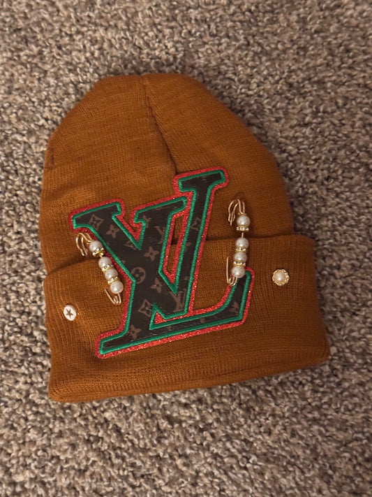LV Beanie, Grinch, One Size