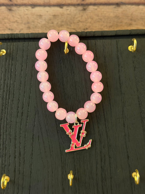 Pink Louis Vuitton Bracelet