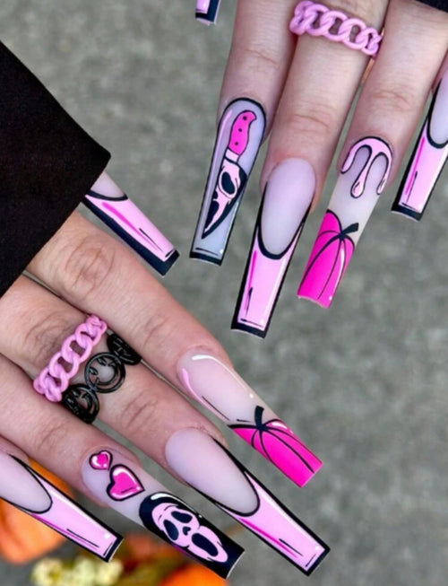 Ghost face Killer Press On Nails