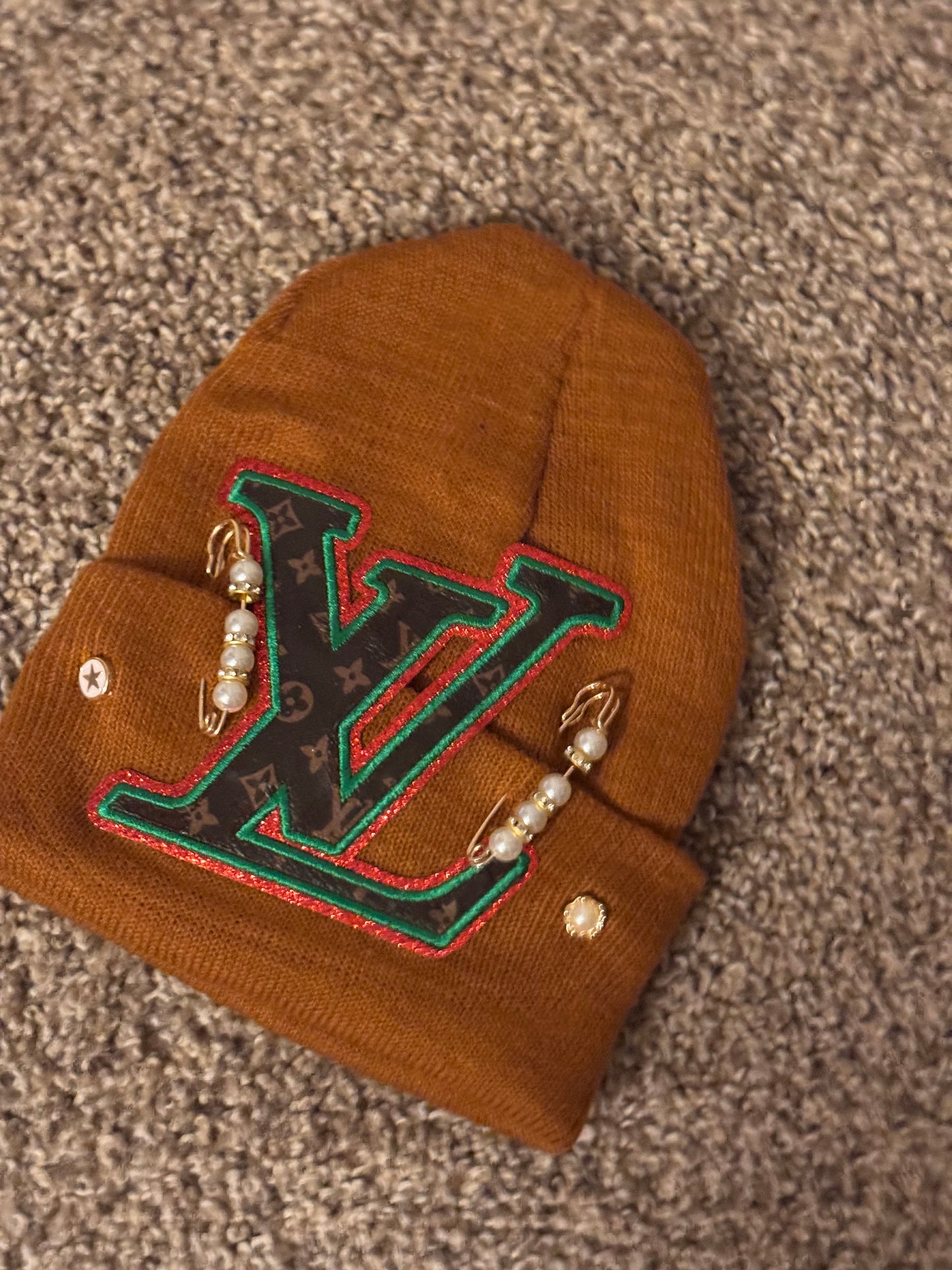 LV Beanie, Grinch, One Size