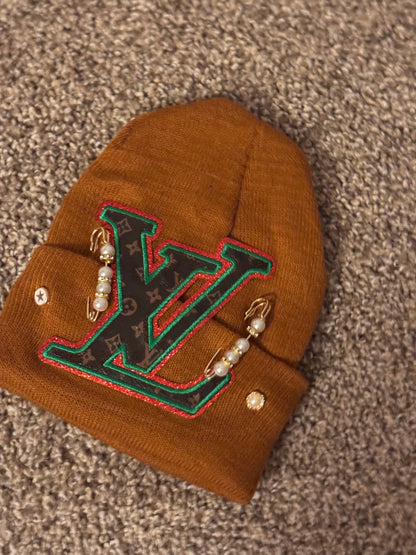 LV Beanie, Grinch, One Size