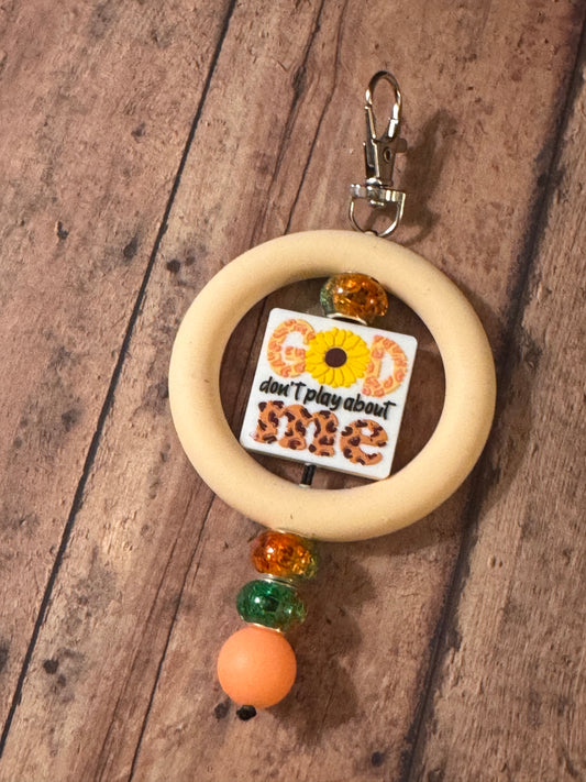 God Don’t Play Keychain