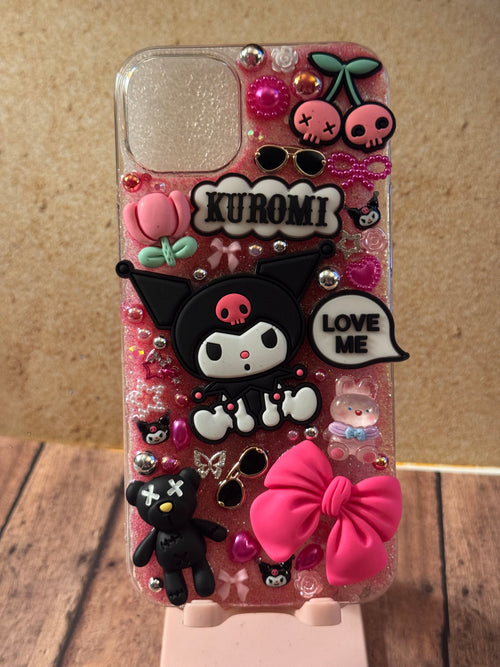 Kuromi, IPhone Case, 15 +