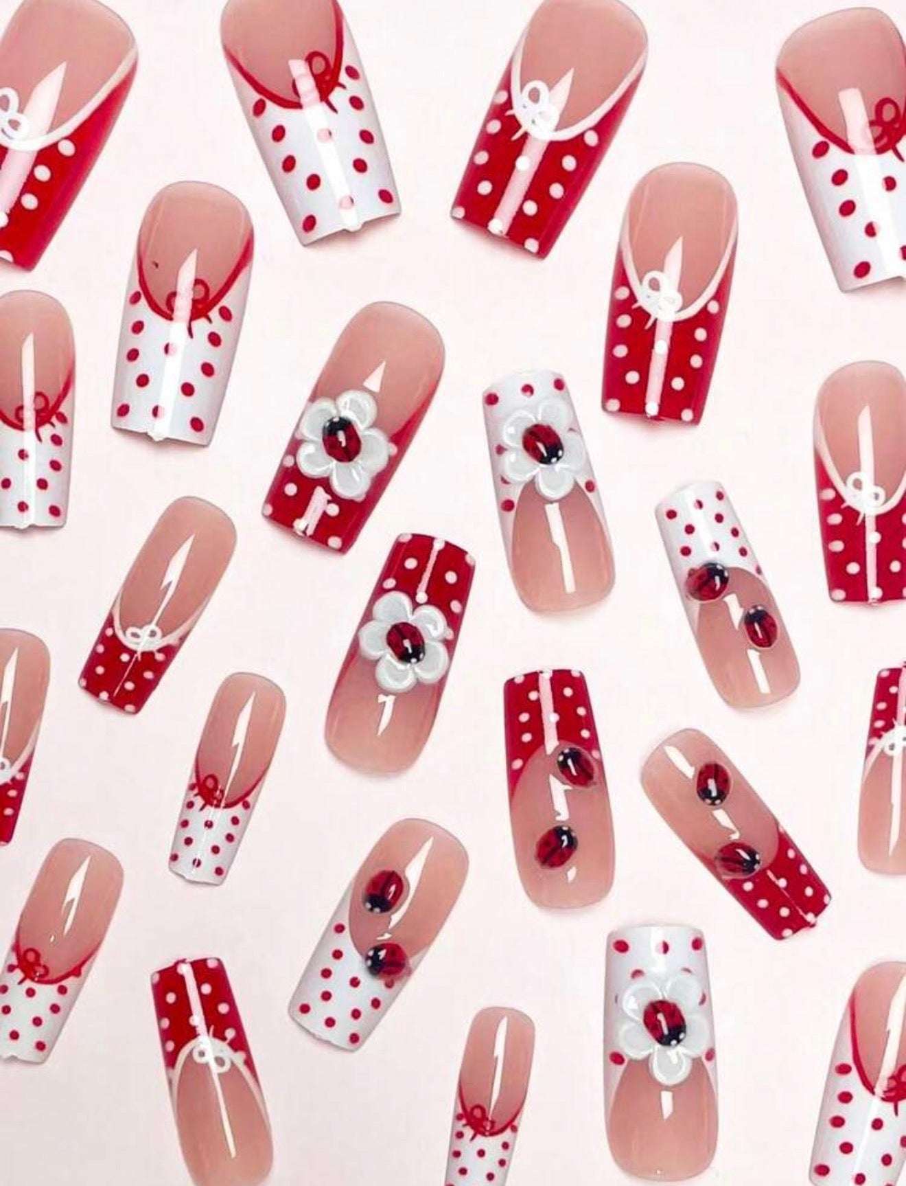 Scarlet Tropics Press On Nails