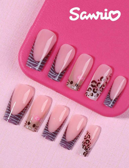 Hello Kitty Animal Safari Press On Nails